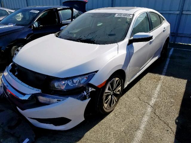 19XFC1F86HE212988 - 2017 HONDA CIVIC EX WHITE photo 2