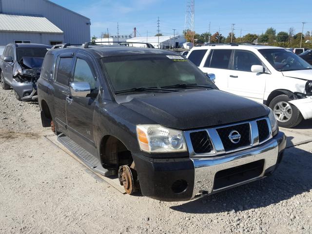 5N1AA08B85N733216 - 2005 NISSAN ARMADA SE BLACK photo 1