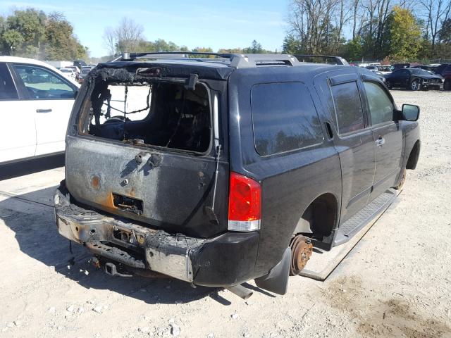 5N1AA08B85N733216 - 2005 NISSAN ARMADA SE BLACK photo 4