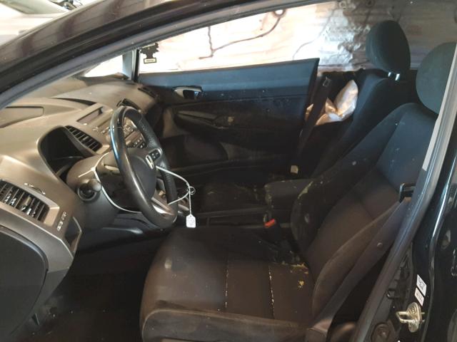 2HGFA16619H324707 - 2009 HONDA CIVIC LX-S 黑色 照片 5