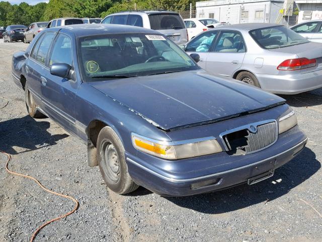 2MELM74WXTX672497 - 1996 MERCURY GRAND MARQ BLUE photo 1