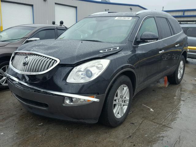 5GAKRAED2CJ389384 - 2012 BUICK ENCLAVE BLACK photo 2