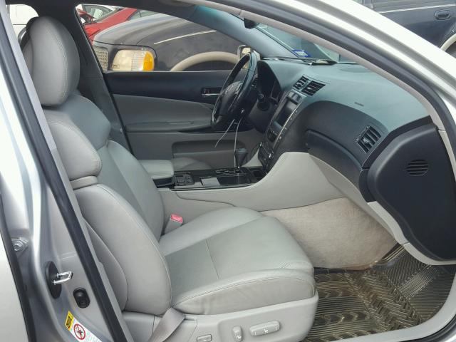 JTHBE96S770015546 - 2007 LEXUS GS 350 SILVER photo 5