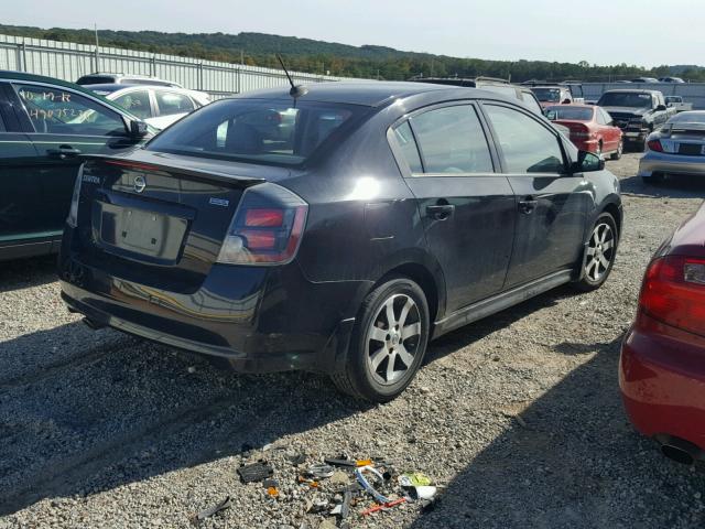 3N1AB6AP6CL716327 - 2012 NISSAN SENTRA 2.0 BLACK photo 4