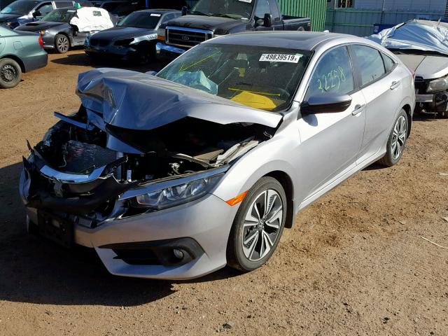 2HGFC1F33GH635343 - 2016 HONDA CIVIC EX SILVER photo 2