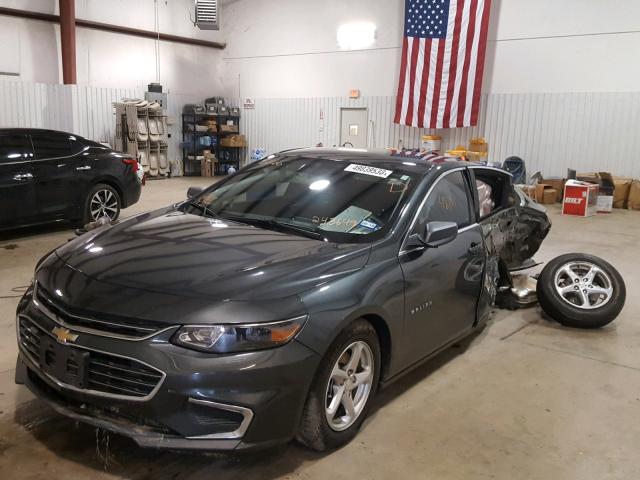 1G1ZB5ST7HF243649 - 2017 CHEVROLET MALIBU LS 石墨色 照片 2