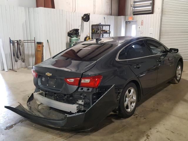 1G1ZB5ST7HF243649 - 2017 CHEVROLET MALIBU LS 石墨色 照片 4