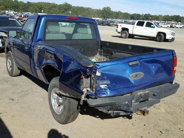 1FTKR1AD3APA37512 - 2010 FORD RANGER BLUE photo 3