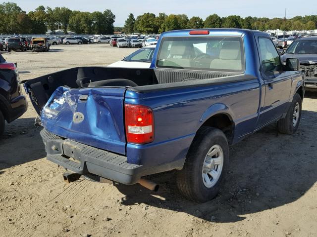 1FTKR1AD3APA37512 - 2010 FORD RANGER BLUE photo 4