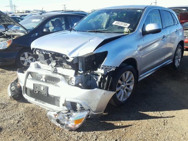 JA4AR4AU6BZ021074 - 2011 MITSUBISHI OUTLANDER SILVER photo 2