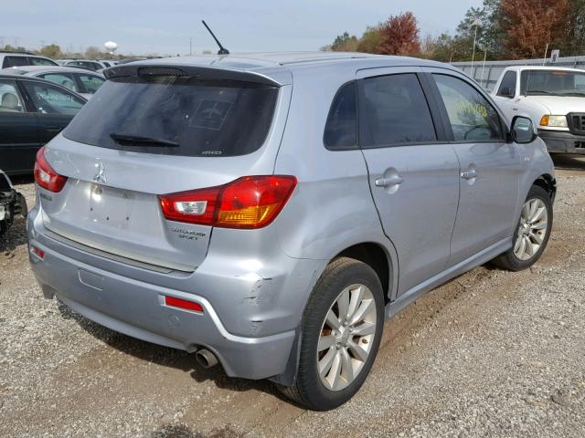 JA4AR4AU6BZ021074 - 2011 MITSUBISHI OUTLANDER SILVER photo 4