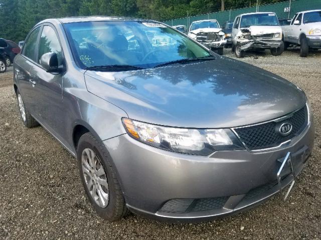 KNAFU4A24A5833923 - 2010 KIA FORTE EX GRAY photo 1