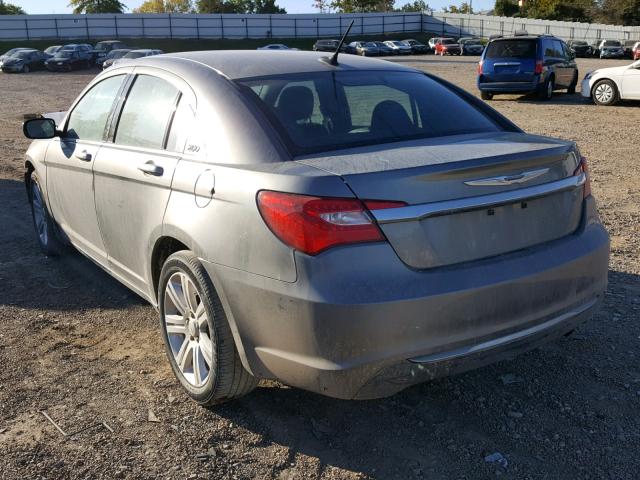 1C3CCBBB4CN267636 - 2012 CHRYSLER 200 TOURIN GRAY photo 3