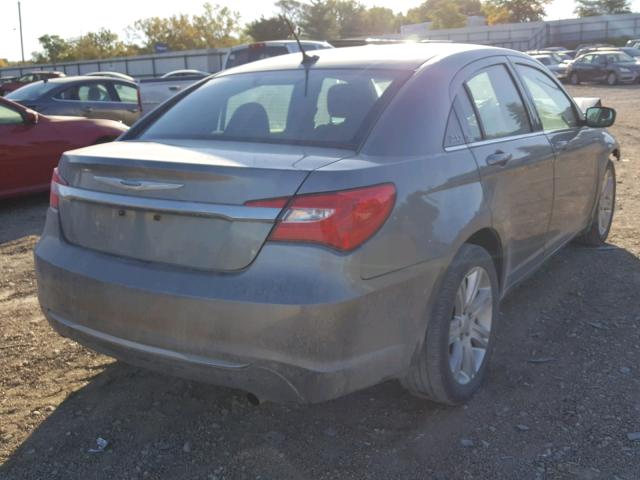 1C3CCBBB4CN267636 - 2012 CHRYSLER 200 TOURIN GRAY photo 4