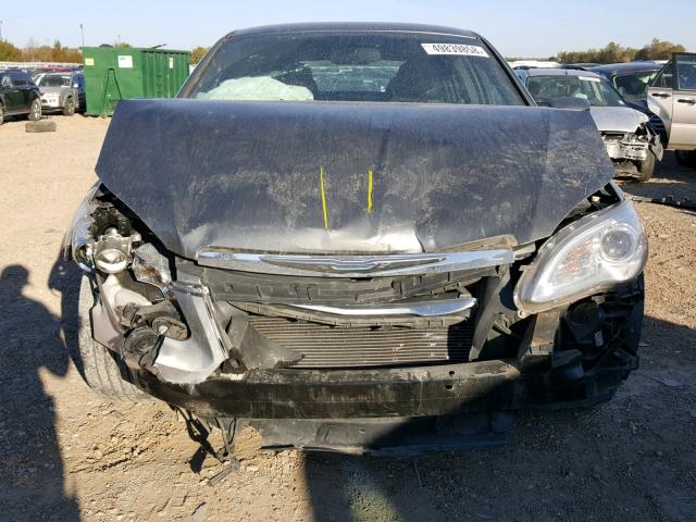 1C3CCBBB4CN267636 - 2012 CHRYSLER 200 TOURIN GRAY photo 9