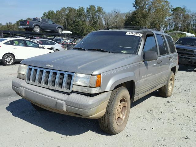 1J4FX58S0WC104529 - 1998 JEEP GRAND CHER SILVER photo 2