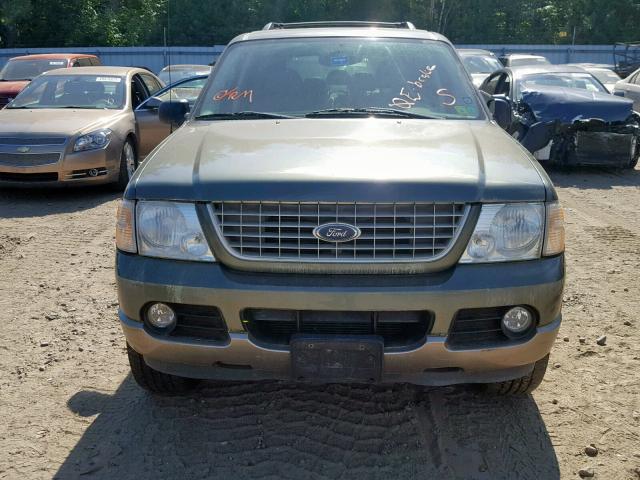 1FMDU74K14UB38716 - 2004 FORD EXPLORER E GREEN photo 9