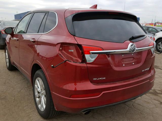 LRBFXDSA8HD141128 - 2017 BUICK ENVISION E RED photo 3