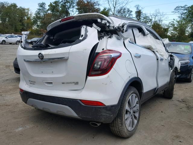 KL4CJESB2JB613145 - 2018 BUICK ENCORE PRE WHITE photo 4