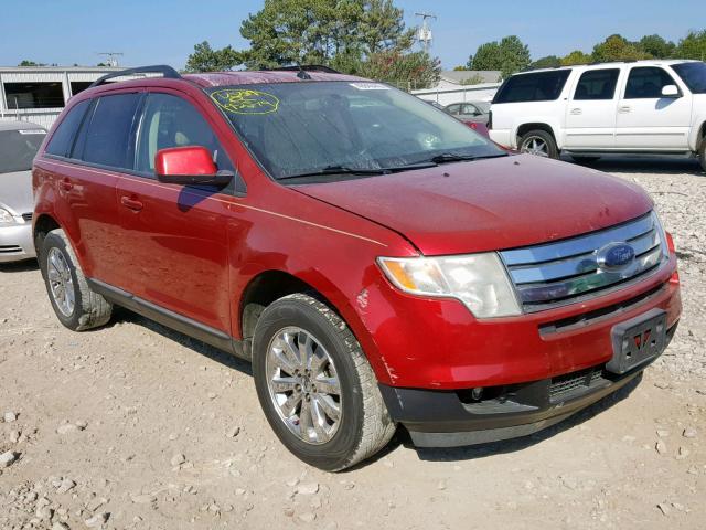 2FMDK3JCXABA00542 - 2010 FORD EDGE SEL RED photo 1