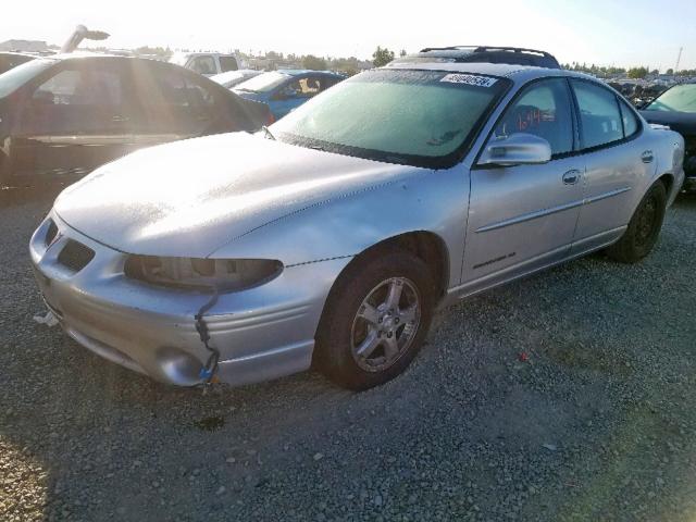 1G2WK52J92F224623 - 2002 PONTIAC GRAND PRIX GRAY photo 2