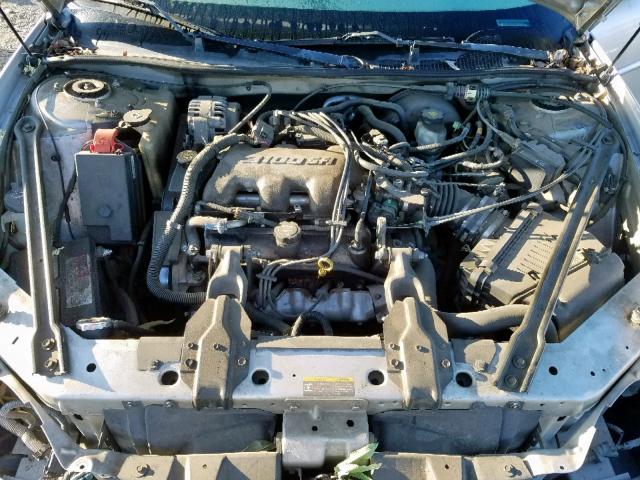 1G2WK52J92F224623 - 2002 PONTIAC GRAND PRIX GRAY photo 7