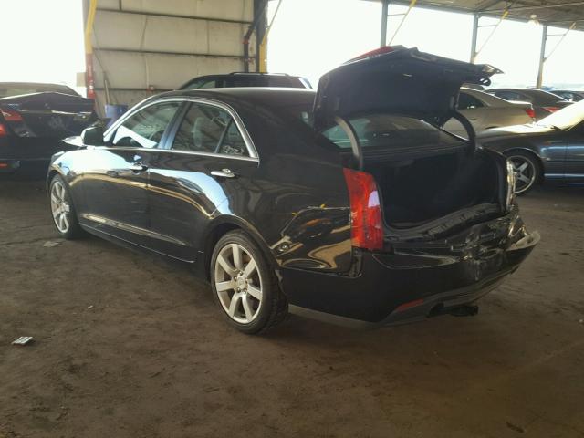 1G6AA5RA8F0128279 - 2015 CADILLAC ATS BLACK photo 3