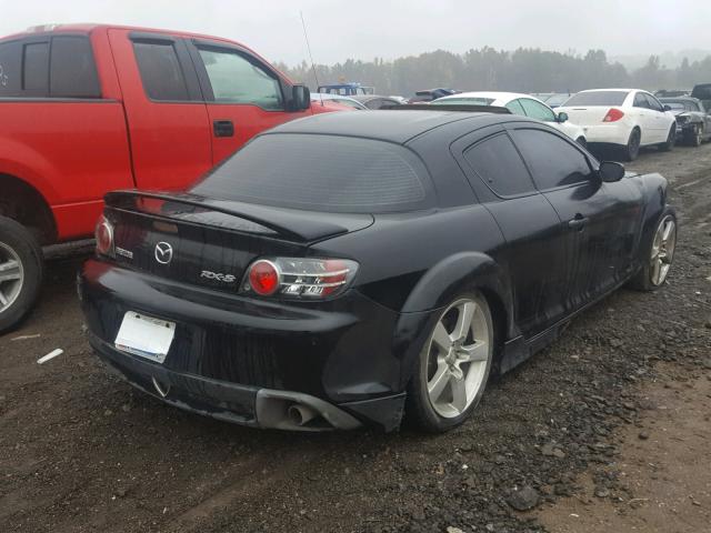 JM1FE173040128634 - 2004 MAZDA RX8 BLACK photo 4