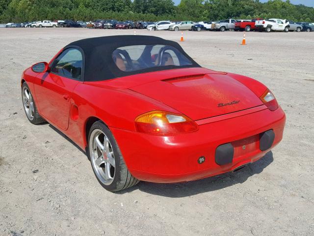 WP0CA2985XU628167 - 1999 PORSCHE BOXSTER RED photo 3