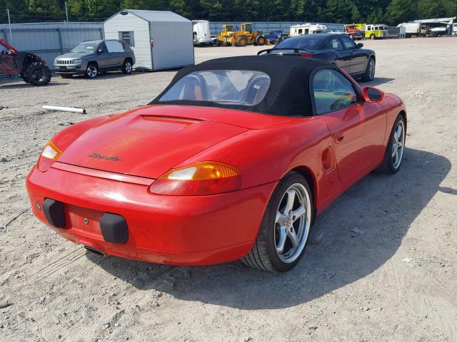 WP0CA2985XU628167 - 1999 PORSCHE BOXSTER RED photo 4