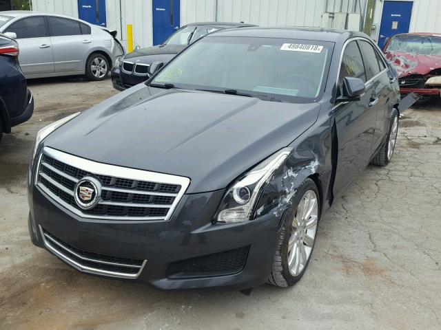 1G6AB5RX7E0143968 - 2014 CADILLAC ATS LUXURY GRAY photo 2