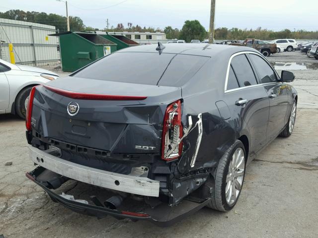 1G6AB5RX7E0143968 - 2014 CADILLAC ATS LUXURY GRAY photo 4