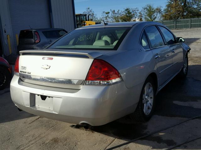 2G1WU58R379277216 - 2007 CHEVROLET IMPALA LTZ SILVER photo 4