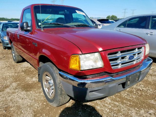1FTYR10D22PA84382 - 2002 FORD RANGER RED photo 1