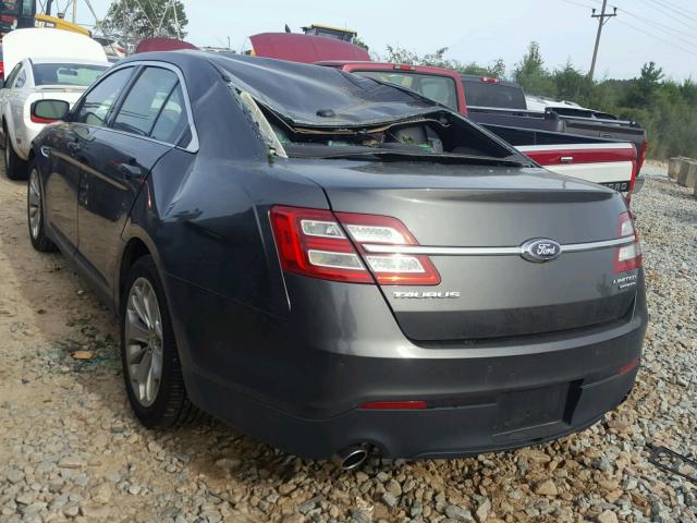 1FAHP2F84HG102580 - 2017 FORD TAURUS LIM GRAY photo 3