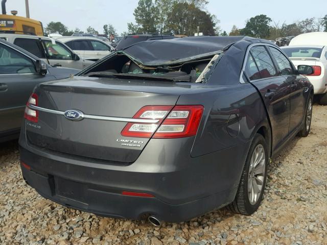 1FAHP2F84HG102580 - 2017 FORD TAURUS LIM GRAY photo 4