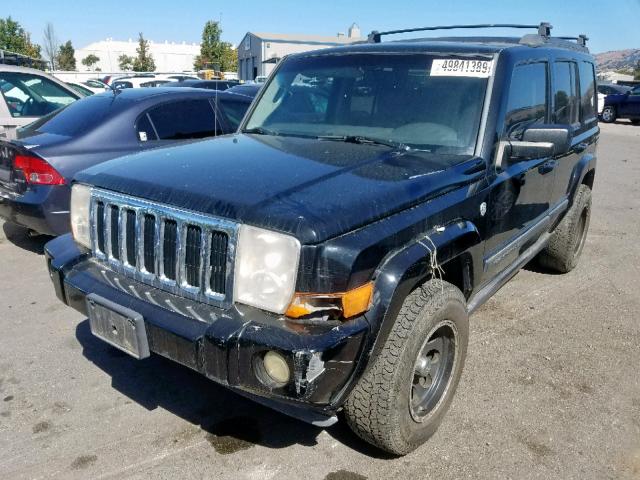 1J8HG48N57C598903 - 2007 JEEP COMMANDER შავი ფოტო 2