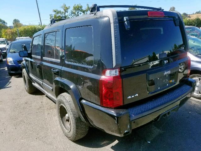 1J8HG48N57C598903 - 2007 JEEP COMMANDER შავი ფოტო 3