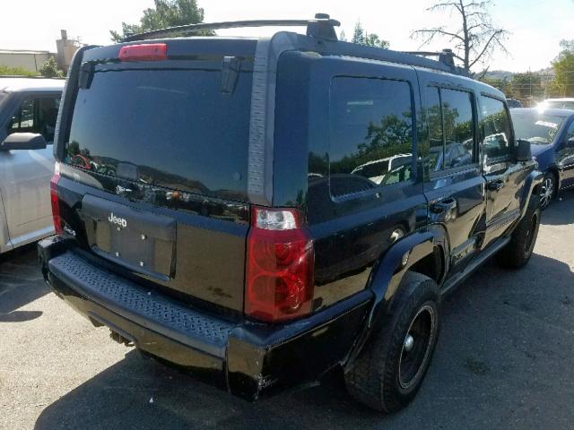 1J8HG48N57C598903 - 2007 JEEP COMMANDER შავი ფოტო 4