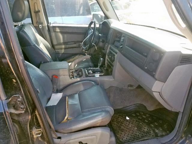 1J8HG48N57C598903 - 2007 JEEP COMMANDER შავი ფოტო 5