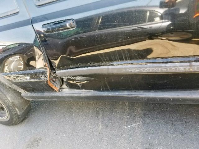 1J8HG48N57C598903 - 2007 JEEP COMMANDER შავი ფოტო 9