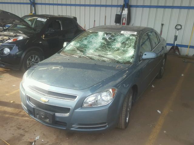 1G1ZH57BX9F204196 - 2009 CHEVROLET MALIBU 1LT 蓝色 照片 2