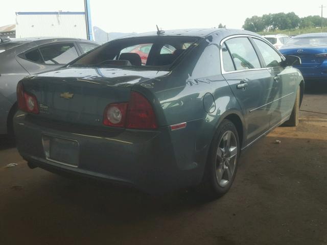 1G1ZH57BX9F204196 - 2009 CHEVROLET MALIBU 1LT 蓝色 照片 4
