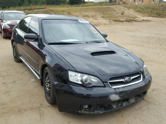 4S3BL676064216672 - 2006 SUBARU LEGACY GT BLACK photo 1