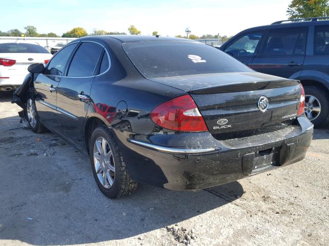 2G4WE567X51296441 - 2005 BUICK LACROSSE C BLACK photo 3