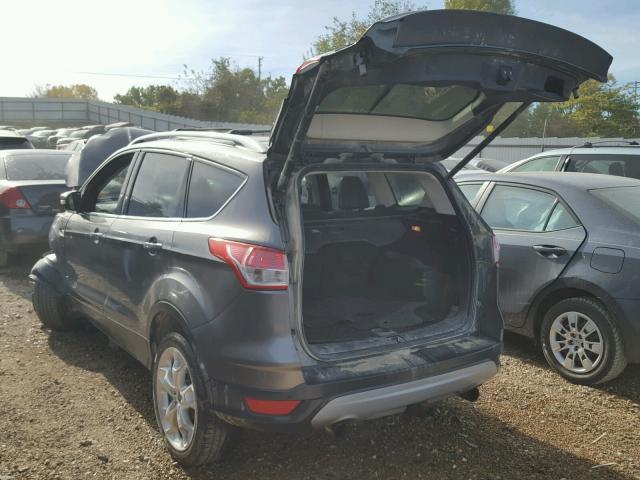 1FMCU9J94DUB82668 - 2013 FORD ESCAPE TIT GRAY photo 3