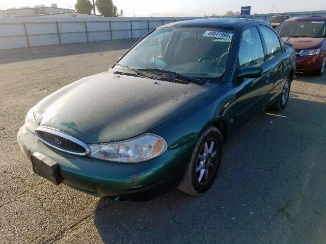 1FAFP66L4XK168383 - 1999 FORD CONTOUR SE GREEN photo 2