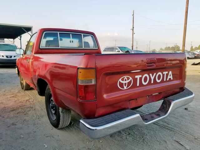JT4RN81A2P5166015 - 1993 TOYOTA PICKUP 1/2 RED photo 3