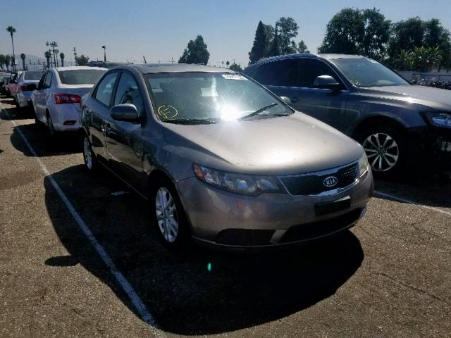 KNAFU4A22C5640219 - 2012 KIA FORTE EX GRAY photo 1