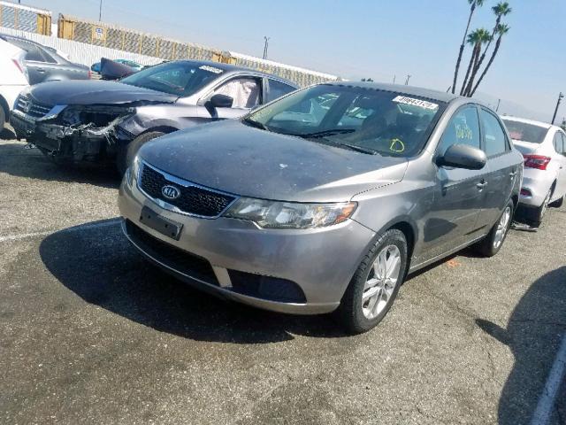 KNAFU4A22C5640219 - 2012 KIA FORTE EX GRAY photo 2